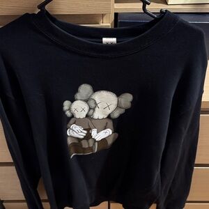 Uniqlo Kaws Black Sweatshirt